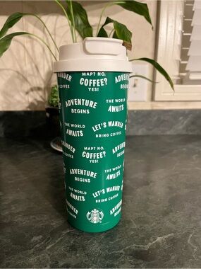 *NWT* Starbucks 2026 Limited Edition Road Trip Dual Lid SS Tumbler 20 oz
